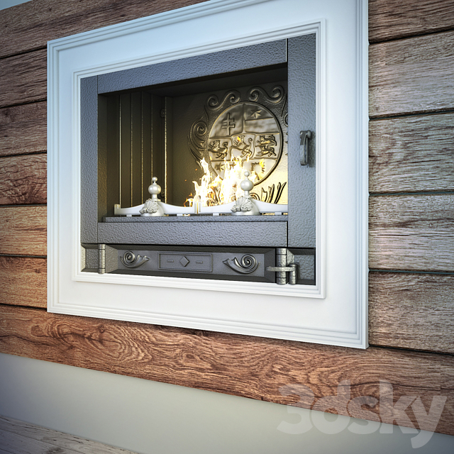 Fireplace Supra 150C 3DSMax File - thumbnail 3