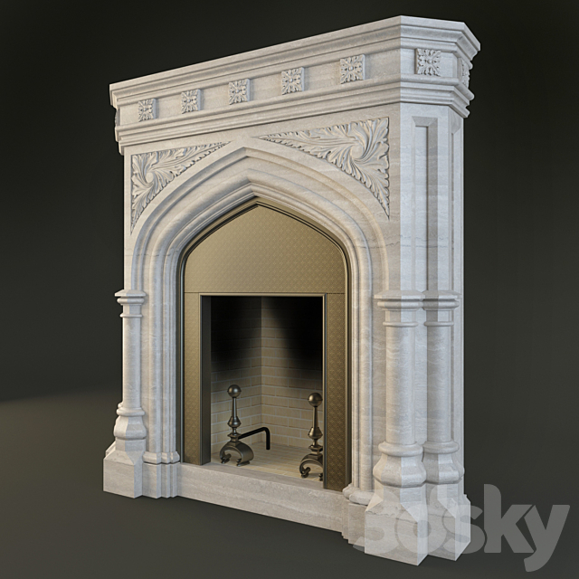 Fireplace workshop “Fireplaces of St. Petersburg” 3ds Max - thumbnail 2