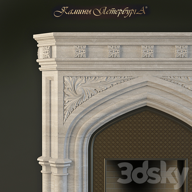 Fireplace workshop “Fireplaces of St. Petersburg” 3ds Max - thumbnail 3