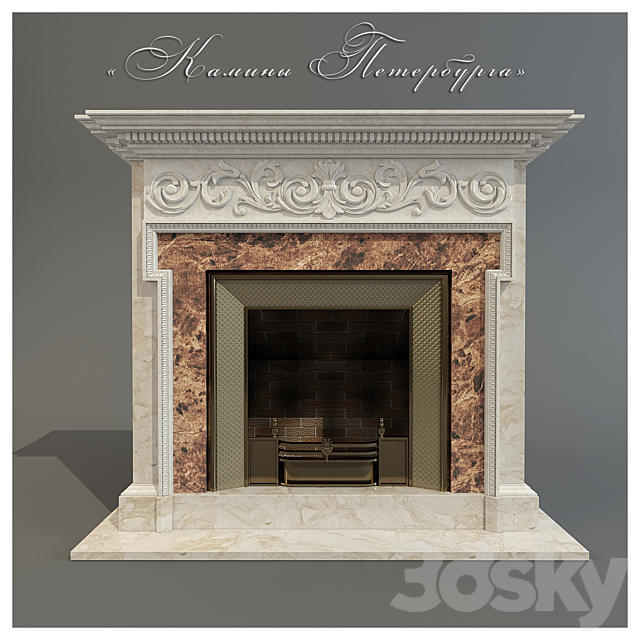 Fireplace workshop “Fireplaces Petersburg” 3DSMax File - thumbnail 1