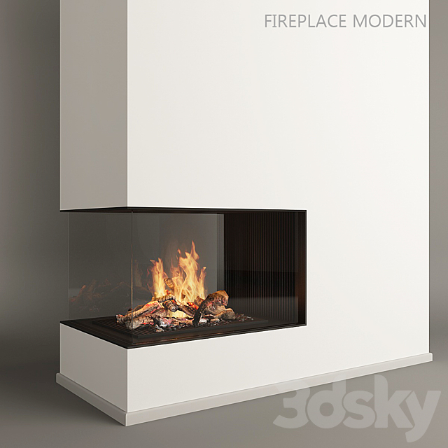 Fireplace_7 3DS Max Model - thumbnail 2