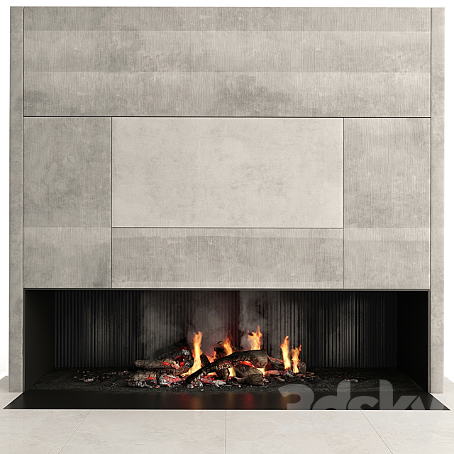 Fireplace_Modern 3DSMax File - thumbnail 1