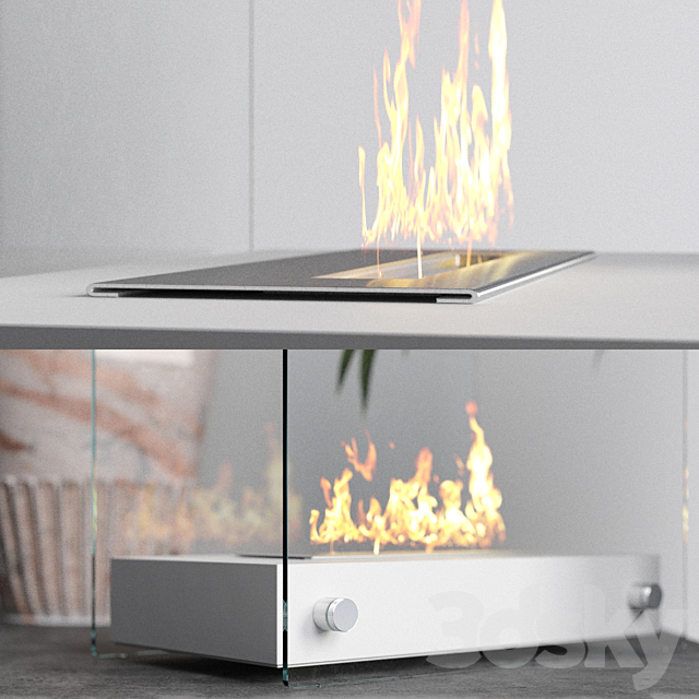 Fireplaces Romeo and Hotel Mini 3ds Max - thumbnail 2