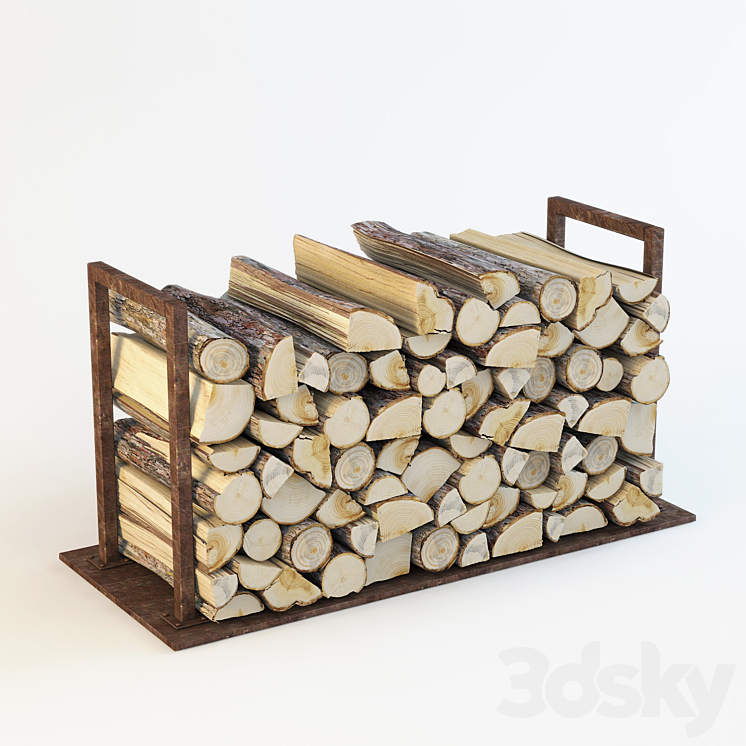 Firewood 3DS Max - thumbnail 1