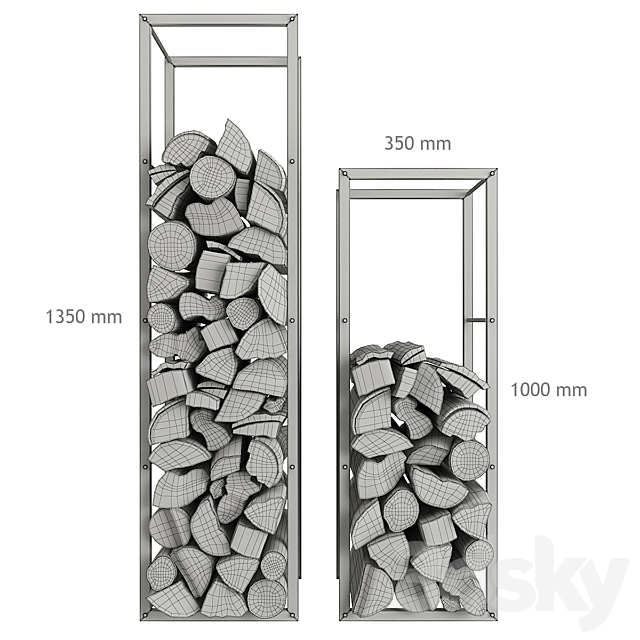 Firewood 3DSMax File - thumbnail 3