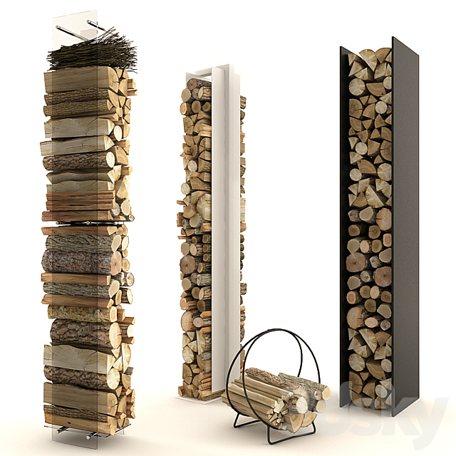 Firewood Set_1 3DSMax File - thumbnail 1