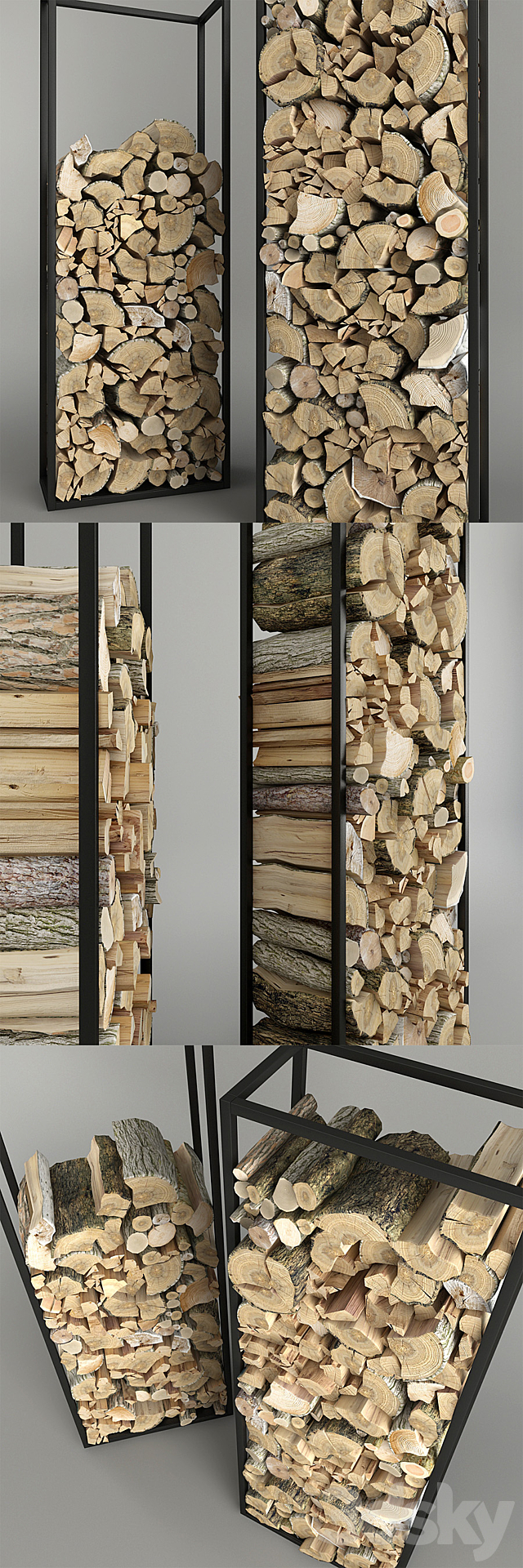 Firewood Set_3 3DSMax File - thumbnail 2