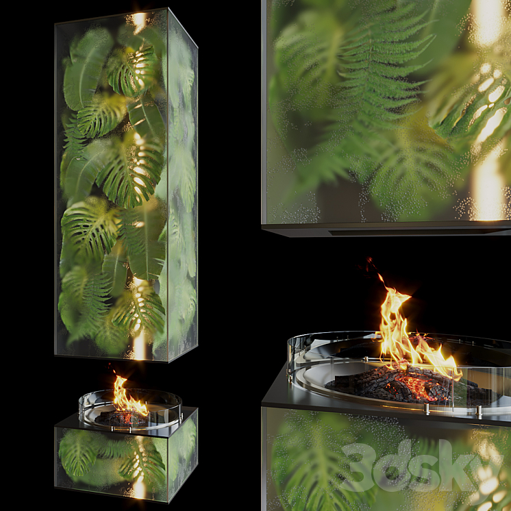 Fito fireplace Greenbox – Vargov Design 3DS Max - thumbnail 1