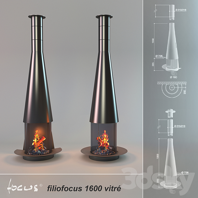 Focus. 1600 Filofocus vitre 3DSMax File - thumbnail 1