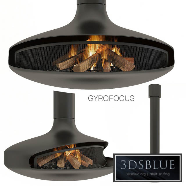 Gurofocus fireplace 3DS Max - thumbnail 3