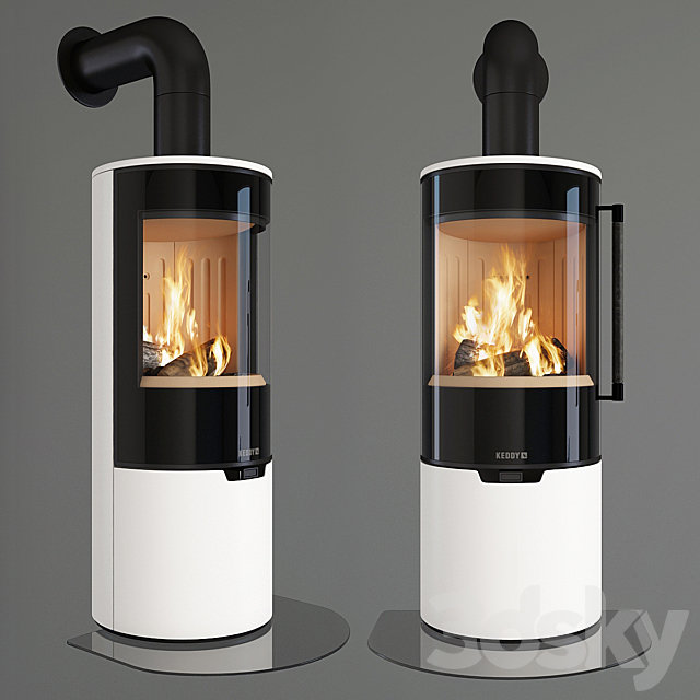 Keddy Fireplace 3DS Max Model - thumbnail 4