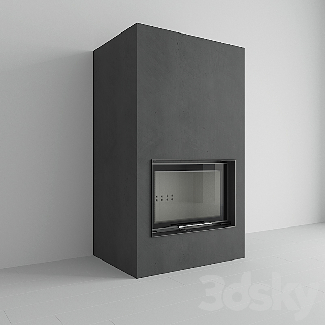 Kratki – Water fireplace MBO PW 15 guillotine 3DSMax File - thumbnail 2