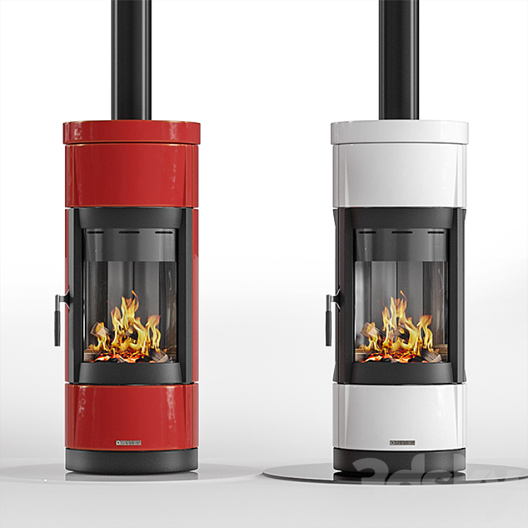 La Nordica FORTUNA FORTUNA Panorama FORTUNA Bifacciale stove 3DS Max - thumbnail 1