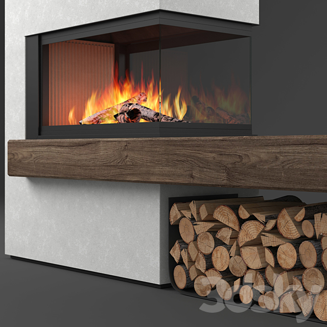 ma272sl fireplace. Piazzetta 3DSMax File - thumbnail 2