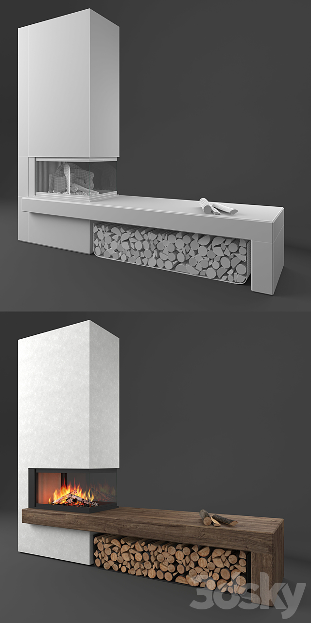 ma272sl fireplace. Piazzetta 3DSMax File - thumbnail 3