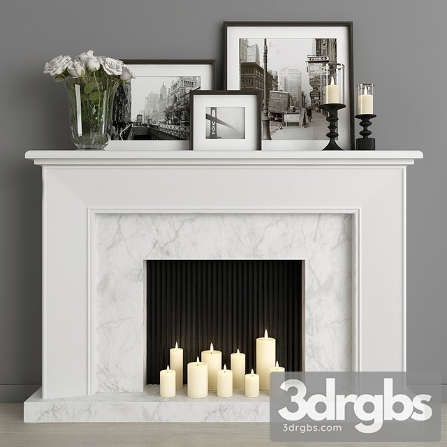 Modern Fireplace 3dsmax Download - thumbnail 1