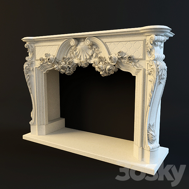 Oktopulos Fireplace 3DSMax File - thumbnail 1