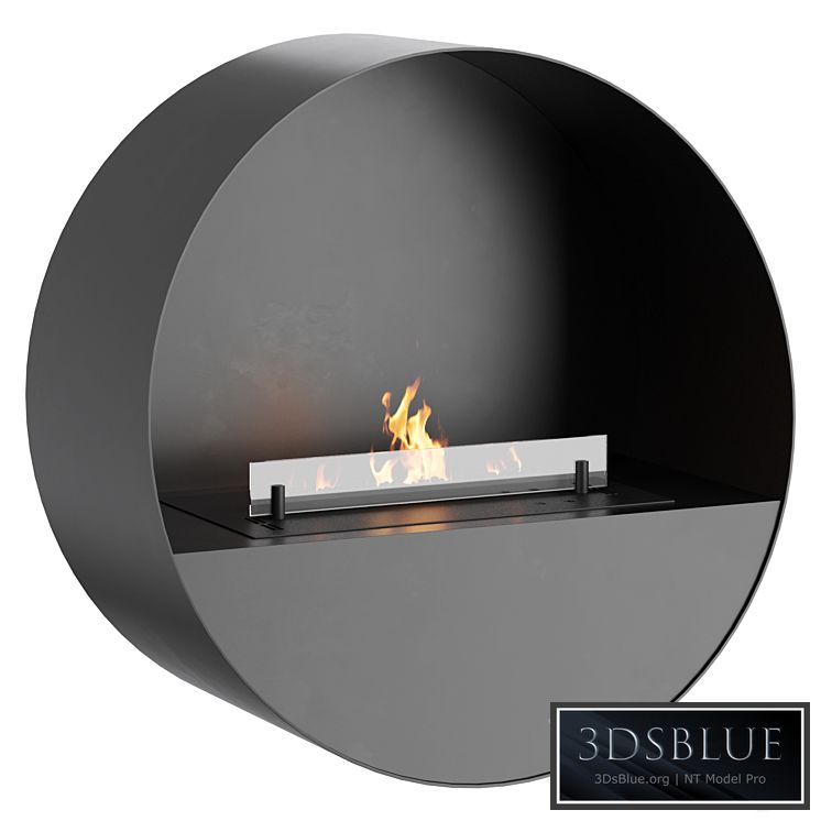 Planika BUBBLE WALL & FLOOR | Fireplace 3DS Max - thumbnail 3