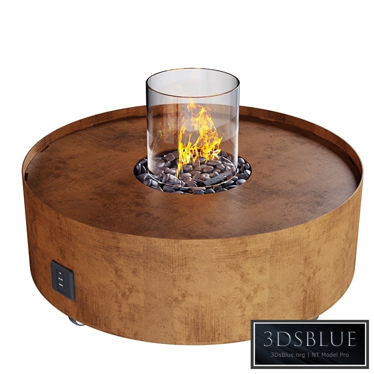 Planika GALIO FIRE PIT CORTEN 3DS Max - thumbnail 3