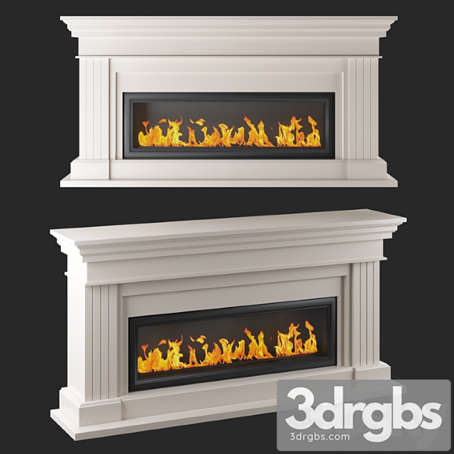 Realflame Ontario 42 Fireplace 3dsmax Download - thumbnail 1