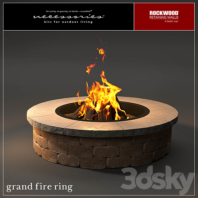 Rockwood Grand Fire Ring 3DSMax File - thumbnail 1