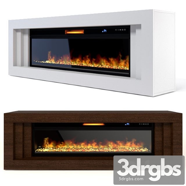 Royal flame vision 60 led fireplace 3dsmax Download - thumbnail 1