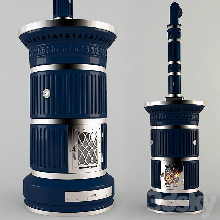 “Sergio Leoni “”Maria Luigia”” stove” 3DS Max - thumbnail 2