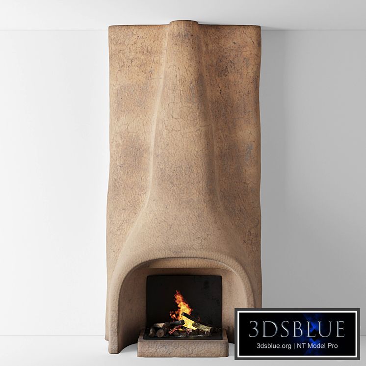 Shkrub fireplace 3DS Max - thumbnail 3