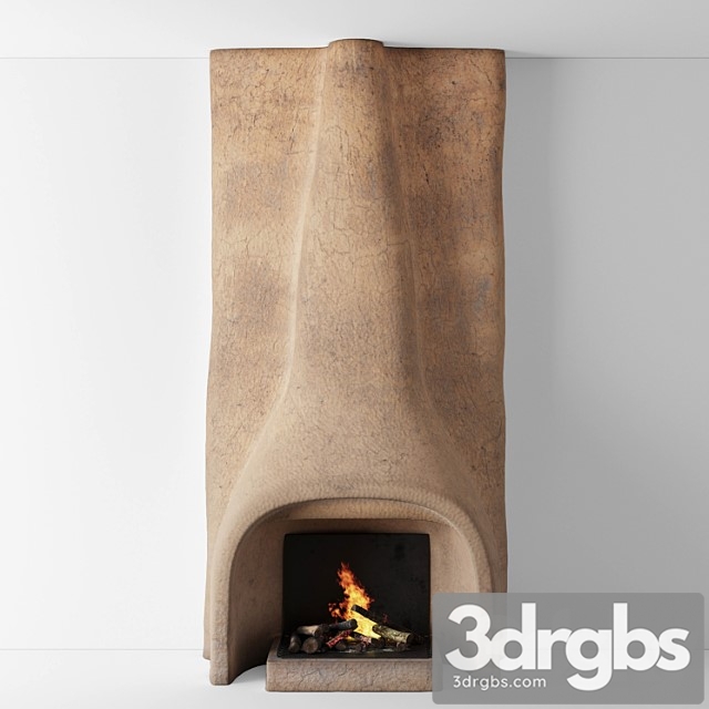 Shkrub fireplace 3dsmax Download - thumbnail 1