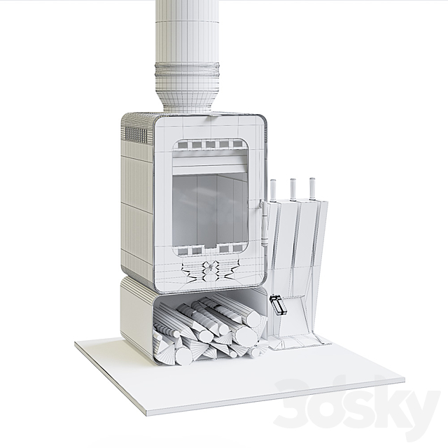 Stove CHAPTER 6 3DS Max Model - thumbnail 3