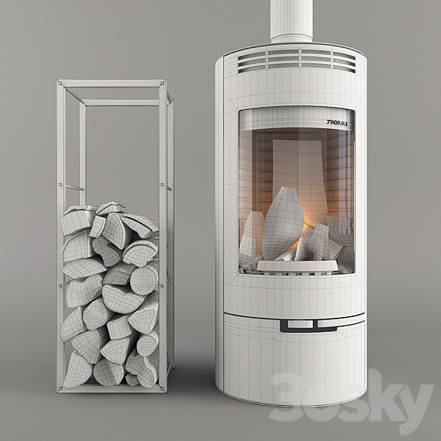 Thorma Andorra Fireplace 3DSMax File - thumbnail 2