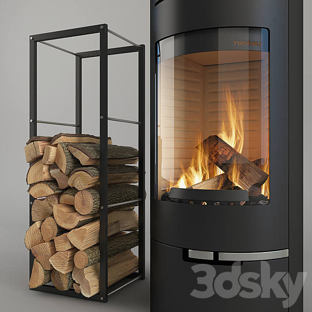 Thorma Andorra Fireplace 3DSMax File - thumbnail 4