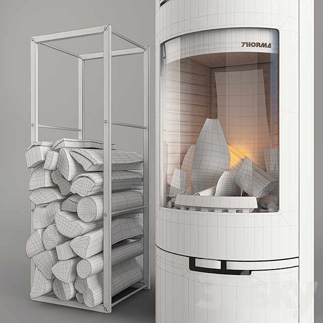 Thorma Andorra Fireplace 3DSMax File - thumbnail 5