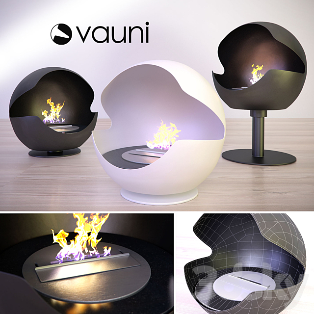 Vauni Globe – Bio Fireplace 3DSMax File - thumbnail 1