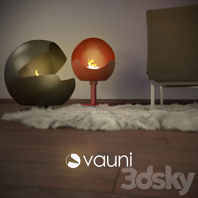 Vauni Globe – Bio Fireplace 3DSMax File - thumbnail 2