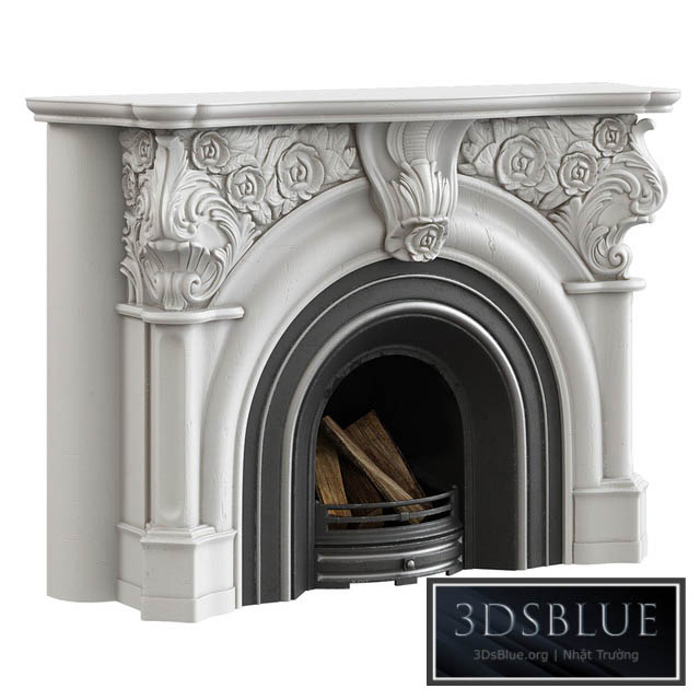 Victorian fireplace 3DS Max - thumbnail 3