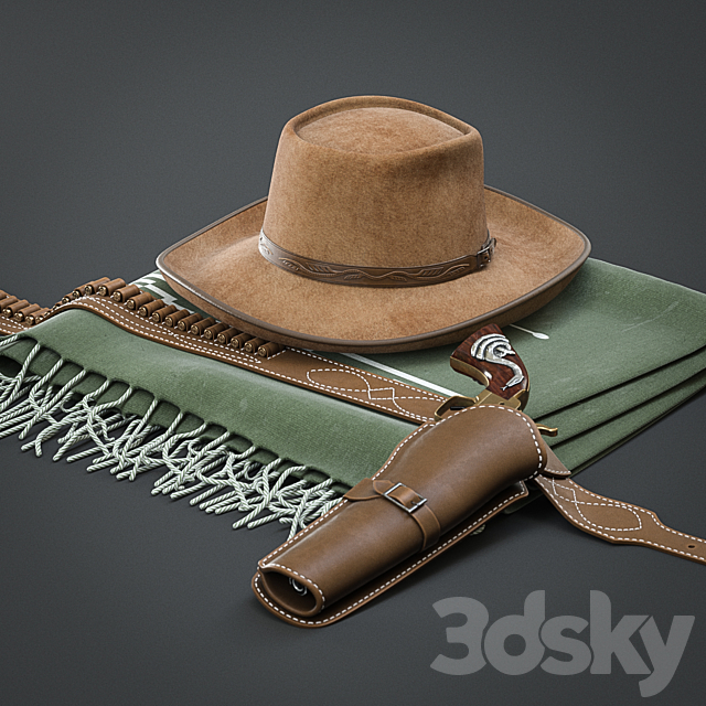 A set of Clint Eastwood 3DSMax File - thumbnail 1