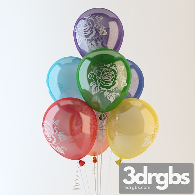 Air balloons 3dsmax Download - thumbnail 1