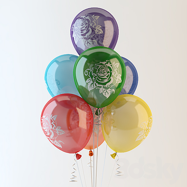 Air balloons 3DSMax File - thumbnail 1