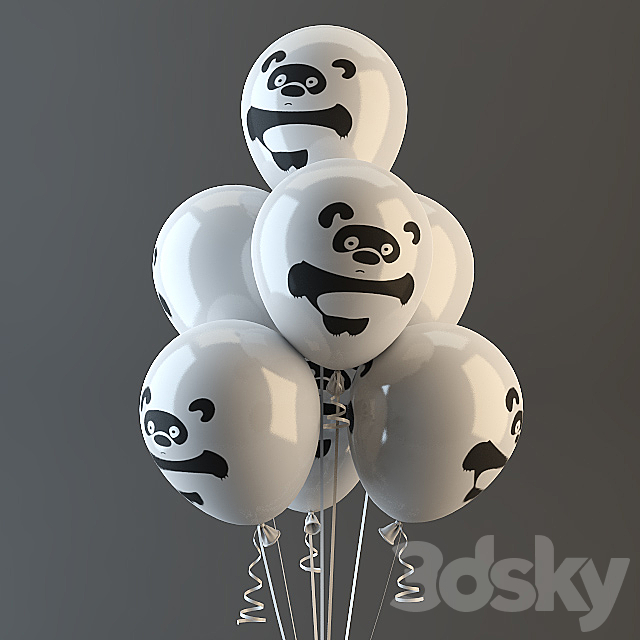 Air balloons 3DSMax File - thumbnail 2