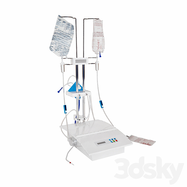 Apparatus for plasmapheresis 3DSMax File - thumbnail 1