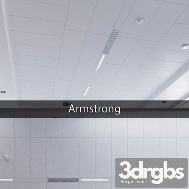 Armstrong ceiling system 3dsmax Download - thumbnail 1