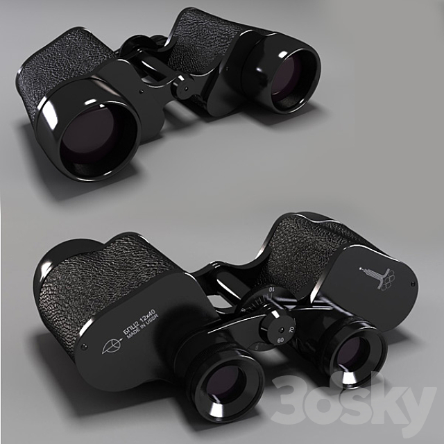 Army binoculars 3DSMax File - thumbnail 1