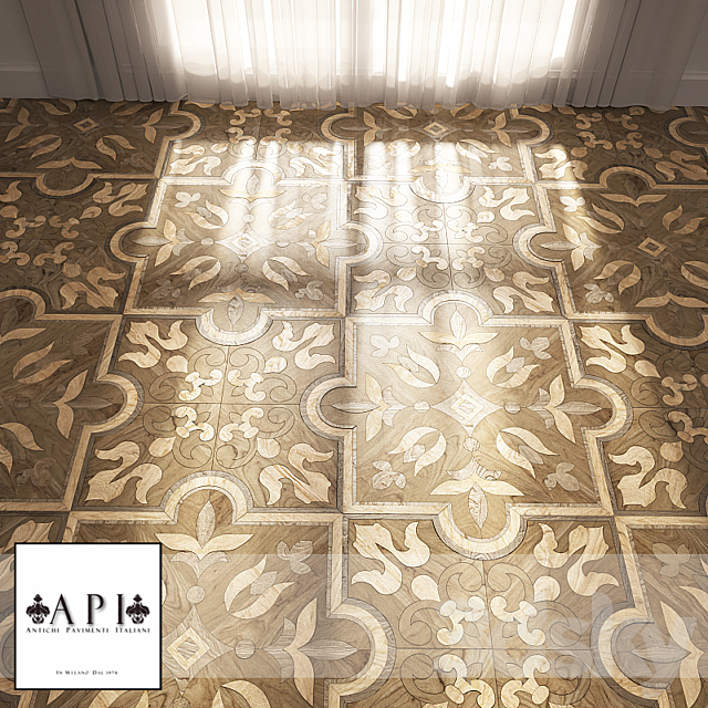 Art parquet 3DS Max Model - thumbnail 3