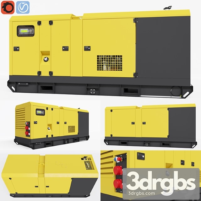 Atlas copco qas 150 3dsmax Download - thumbnail 1