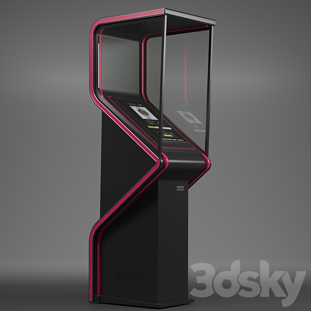 ATM – Terminal 3DS Max Model - thumbnail 2