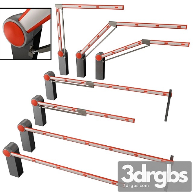 Automatic barrier 3dsmax Download - thumbnail 1