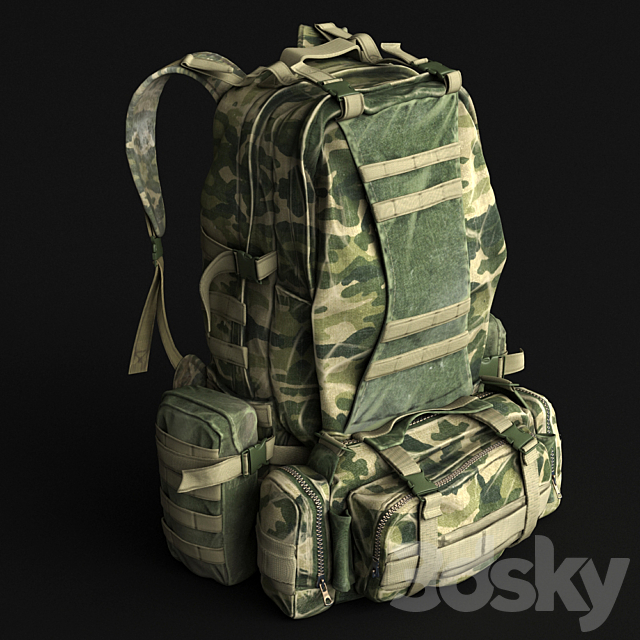 Backpack 3DS Max Model - thumbnail 2