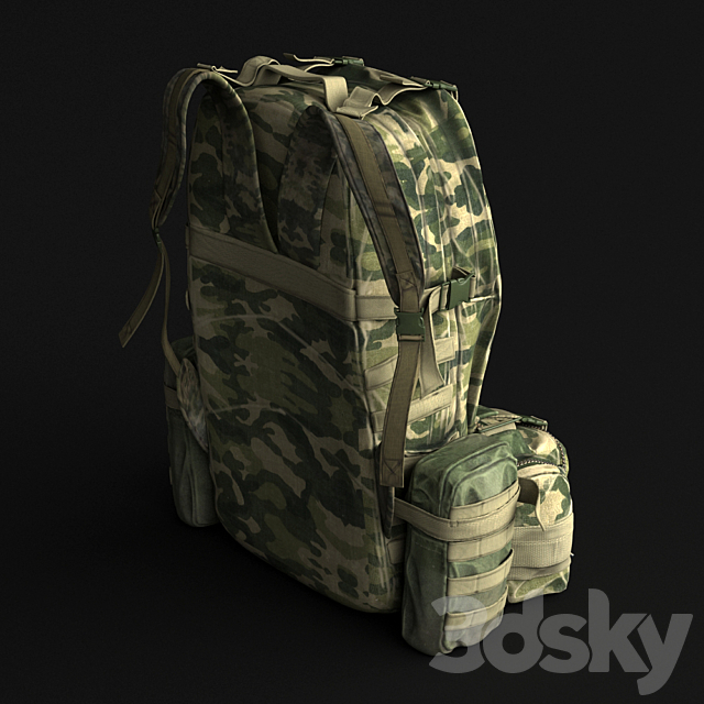 Backpack 3DS Max Model - thumbnail 3