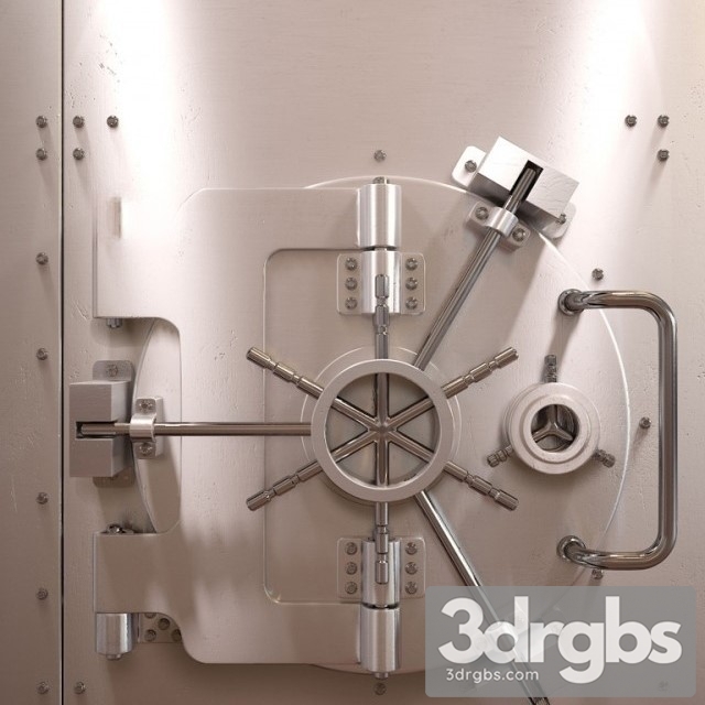 Bank Safe Vault 3dsmax Download - thumbnail 1